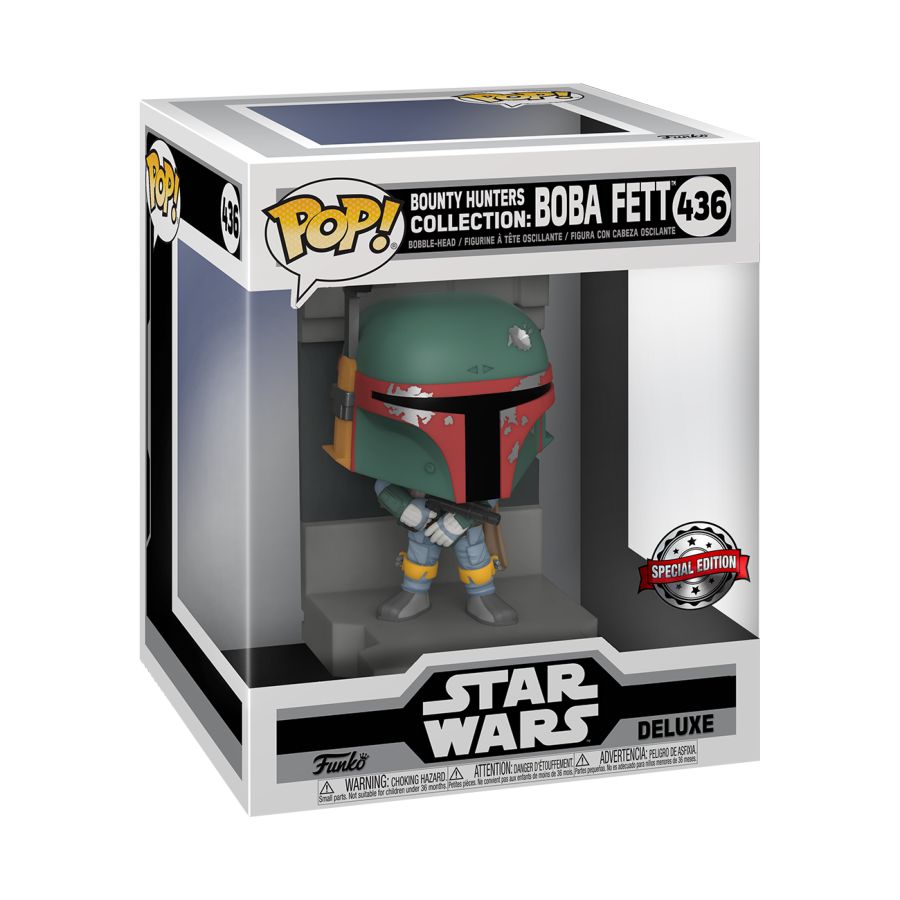 Star Wars - Boba Fett Metallic US Exclusive Pop! Deluxe Diorama 