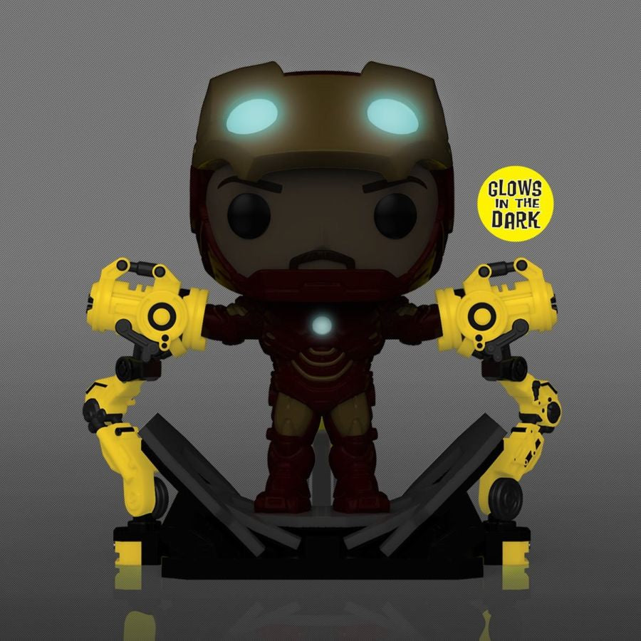 Iron Man 2 - Iron Man Mark IV with Gantry Metallic Pop! Deluxe