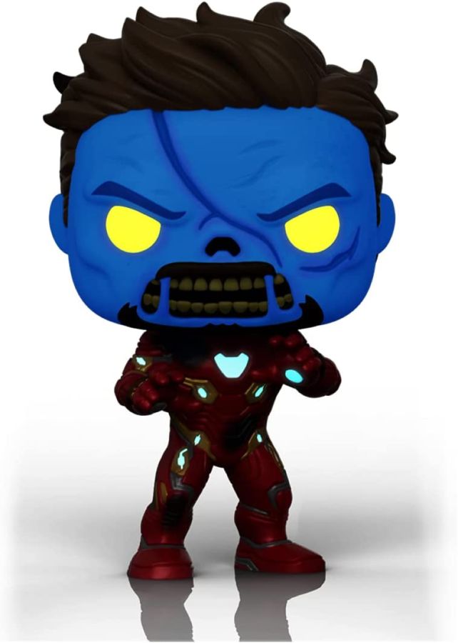 What If - Zombie Iron Man Glow US Exclusive Pop! Vinyl 
