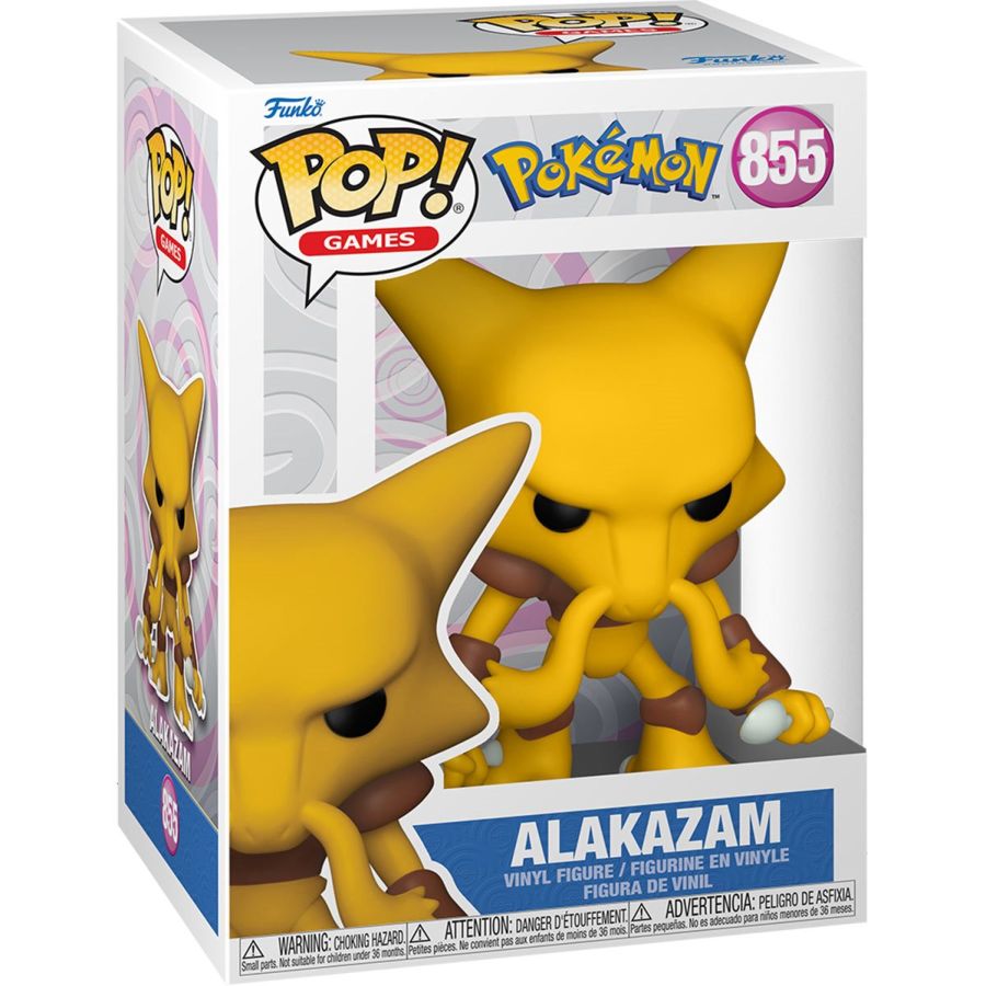 Pokemon - Alakazam Pop! Vinyl 