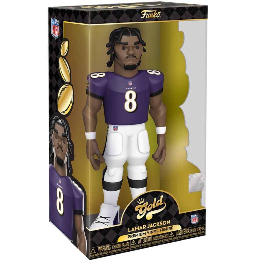 NFL: Ravens - Lamar Jackson 12" Vinyl Gold