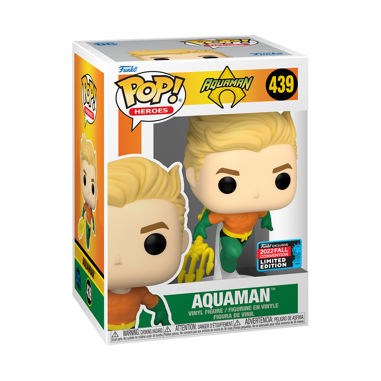 DC - Aquaman NYCC 2022 Fall Convention Exclusive Pop! Vinyl