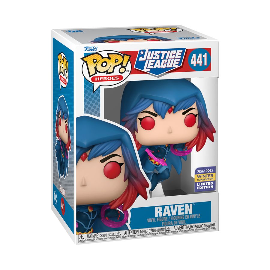 Justice League - Raven Funko Winter Convention 2022 Exclusive Pop! Vinyl