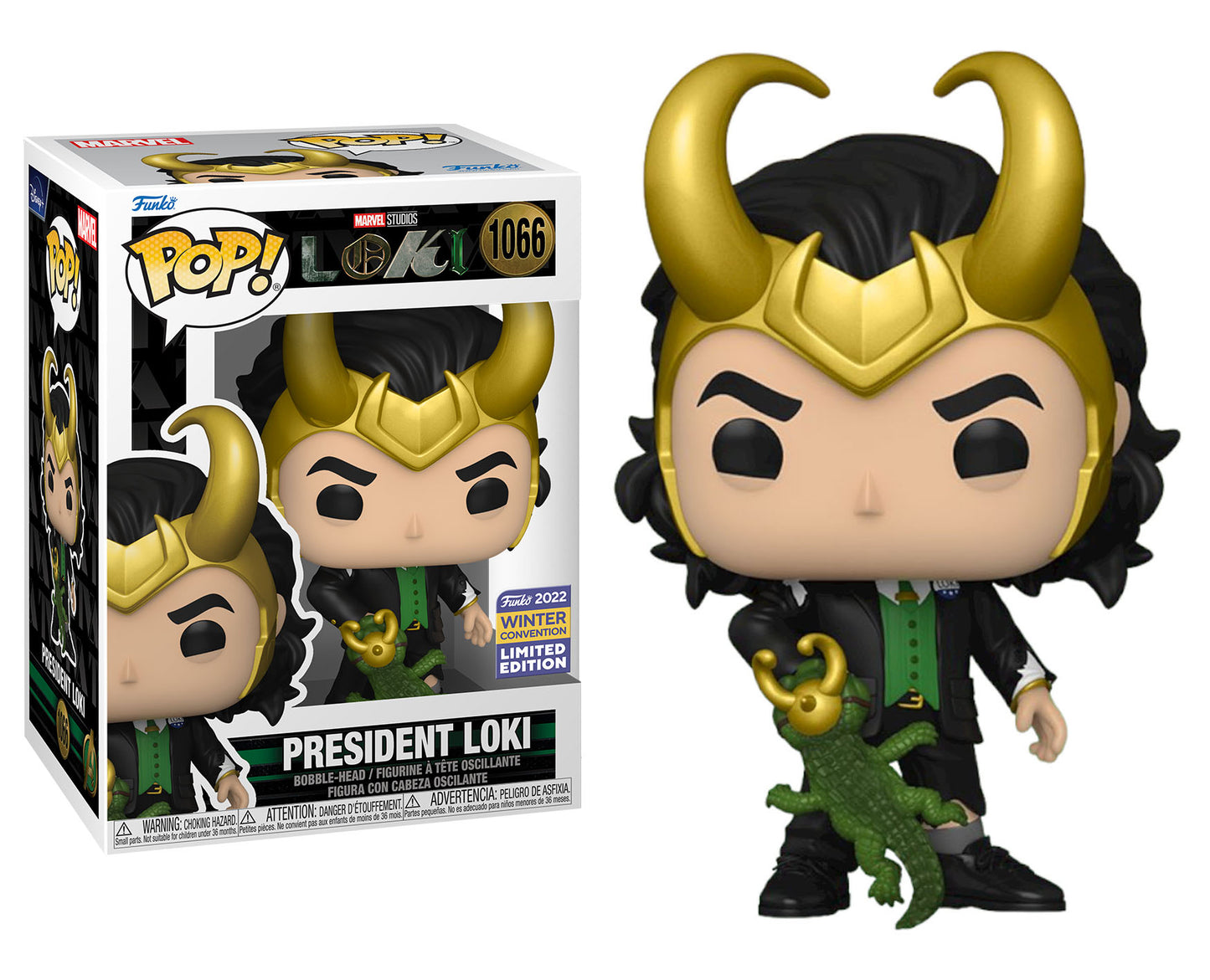 Loki - President Loki Funko Winter Convention 2022 Exclusive Pop! Vinyl #1066