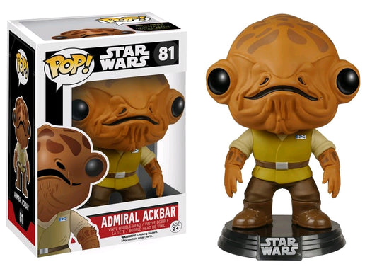 Star Wars - Admiral Ackbar Episode VII The Force Awakens Pop! Vinyl - Ozzie Collectables