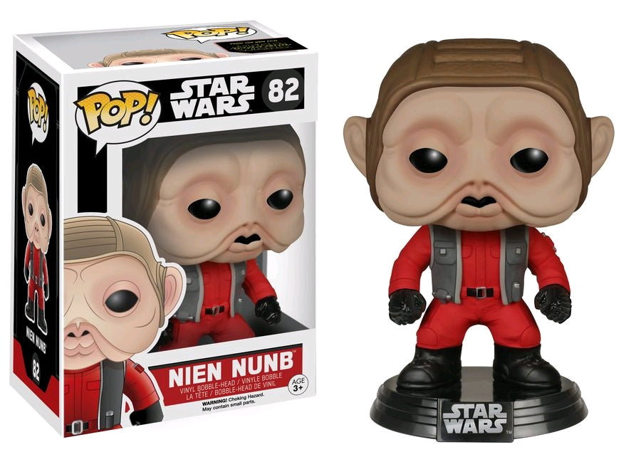 Star Wars - Nien Nunb Episode VII The Force Awakens Pop! Vinyl - Ozzie Collectables