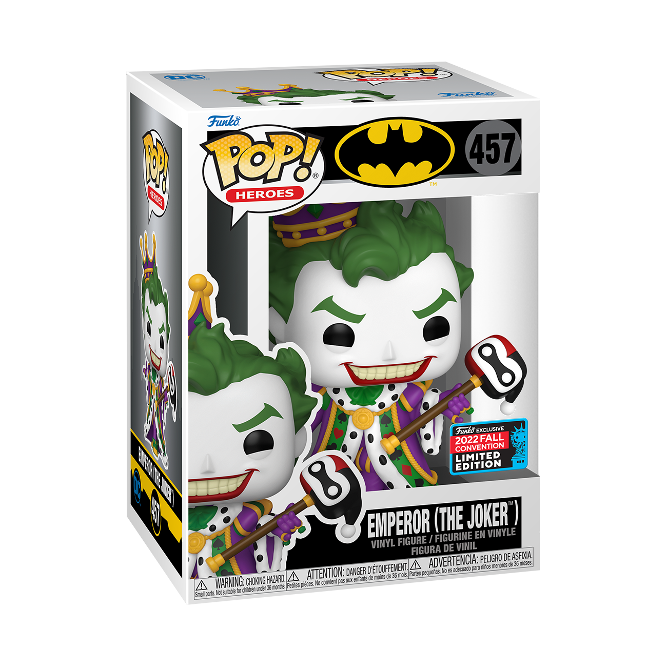 Batman  - Emperor Joker 2022 NYCC Fall Convention Exclusive Pop! Vinyl #457