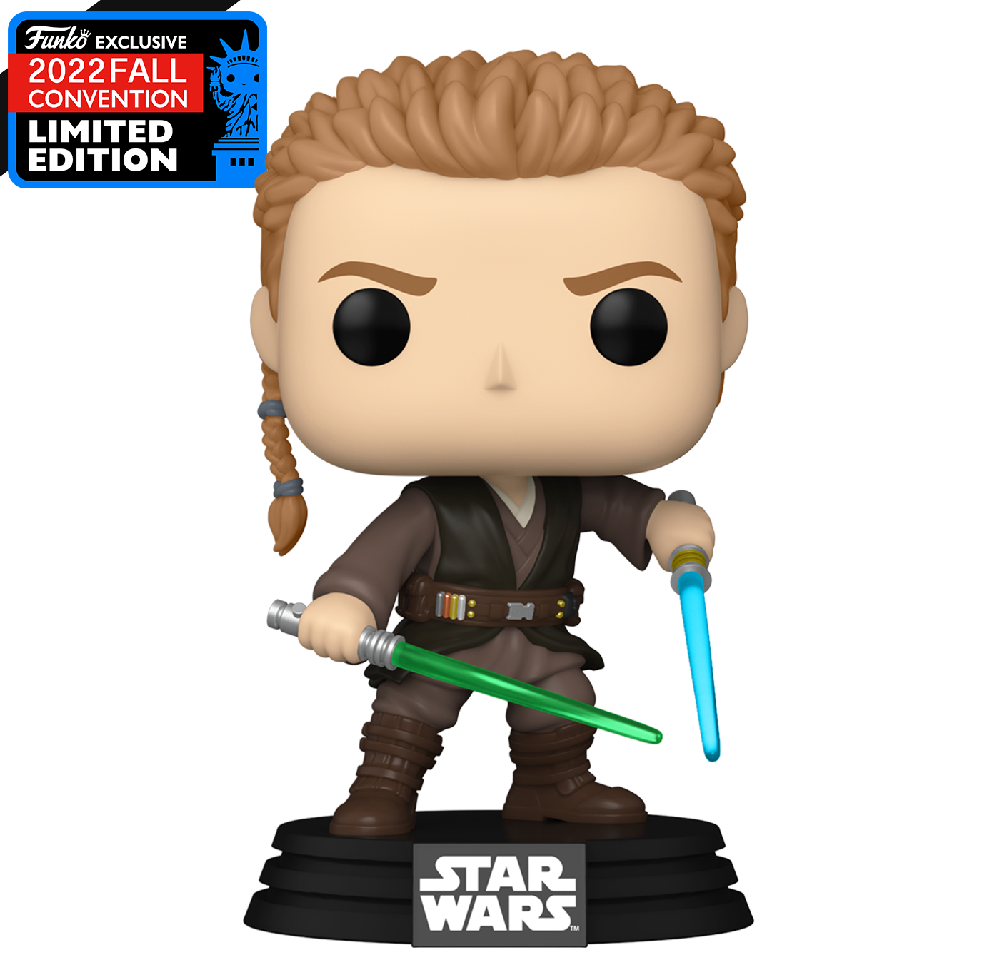 Star Wars - Anakin Skywalker with Lightsabers 2022 NYCC Fall Convention Exclusive Pop! Vinyl #567