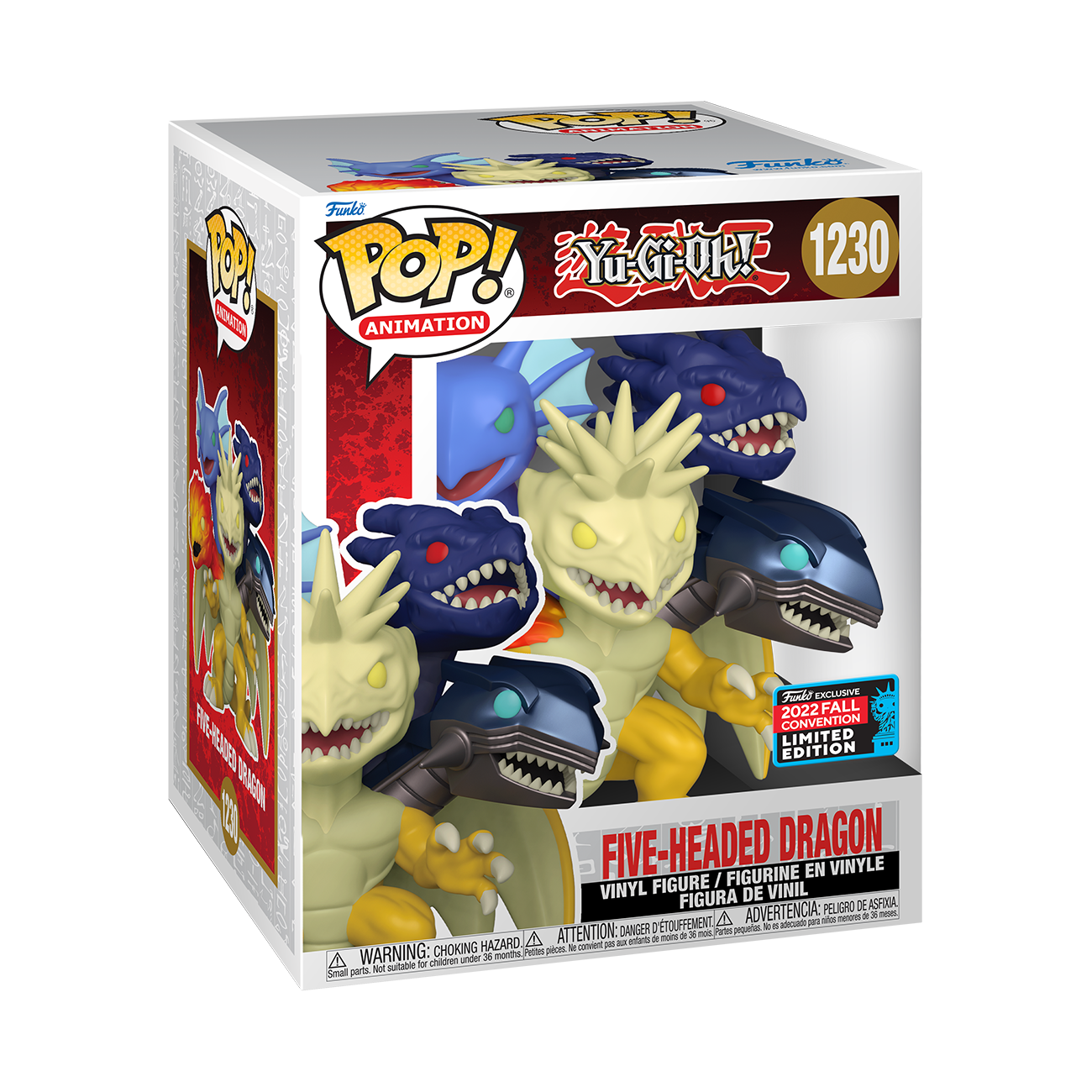 Yu-Gi-Oh! - Five-Headed Dragon NYCC 2022 Fall Convention Exclusive 6” Pop! Vinyl