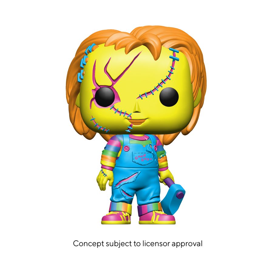 Child's Play 4: Bride of Chucky - Chucky & Tiffany Black Light US Exclusive Pop! 2-Pack