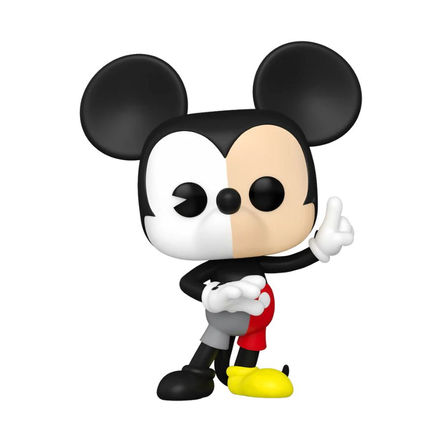 Disney 100th - Mickey Mouse (Split Colour) US Exclusive Pop! Vinyl