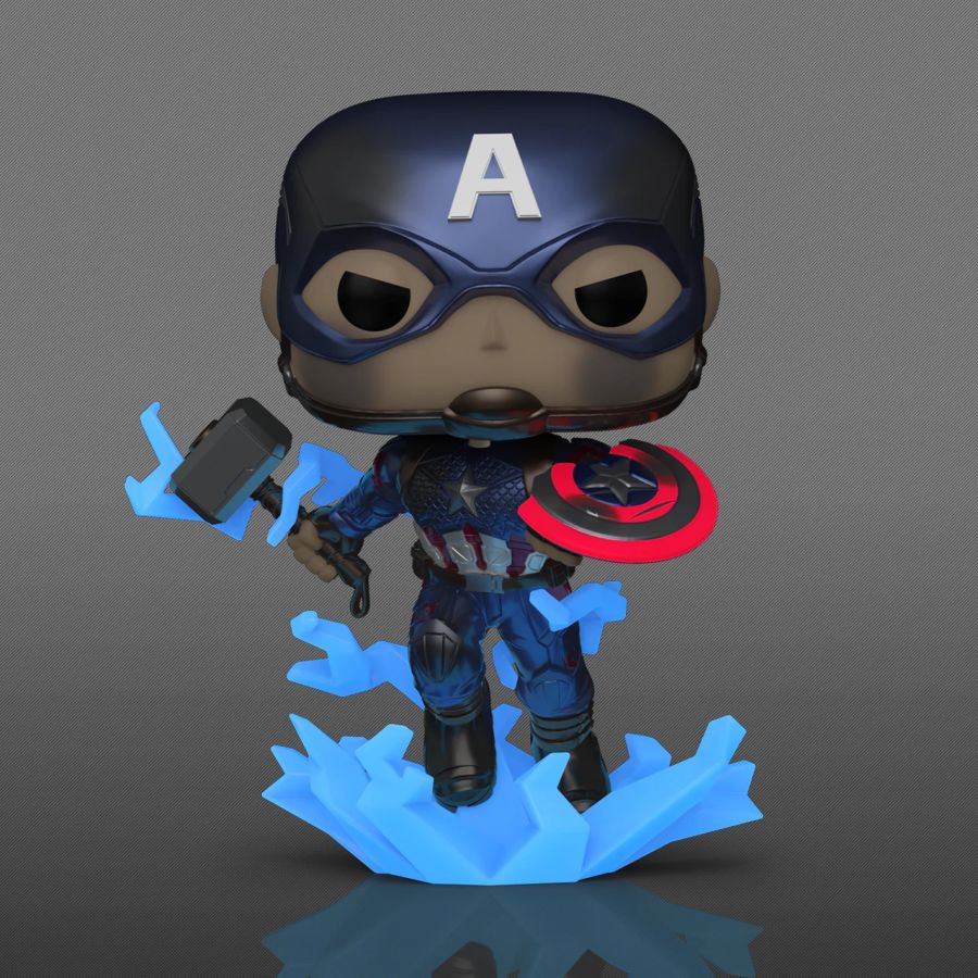 Avengers 4: Endgame - Captain America US Exclusive Metallic Glow Pop! Vinyl