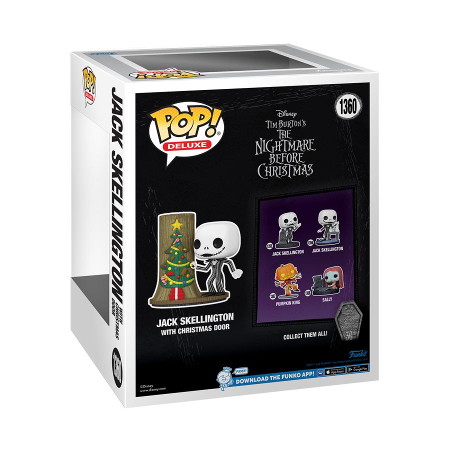 The Nightmare Before Christmas - Jack with Christmas Town Door 30th Anniversary Pop! Deluxe