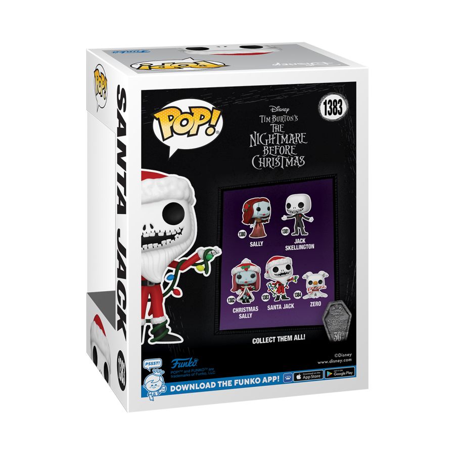 The Nightmare Before Christmas 30th Anniversary - Santa Jack Pop! Vinyl