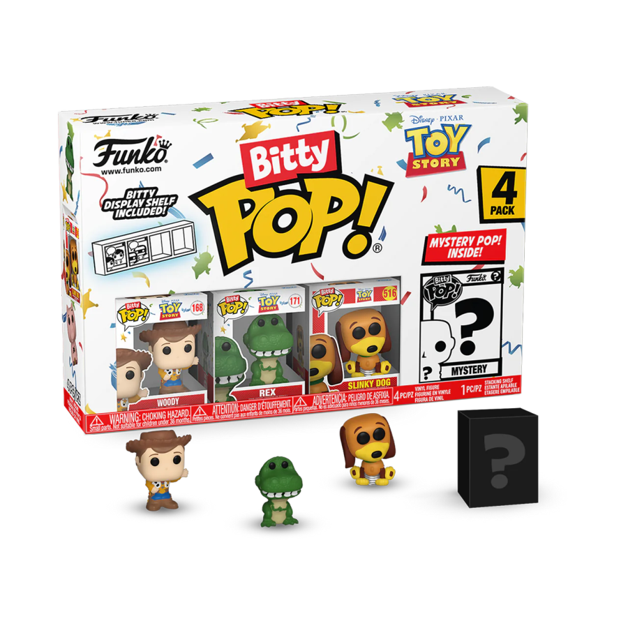 Toy Story - Woody Bitty Pop! 4-Pack