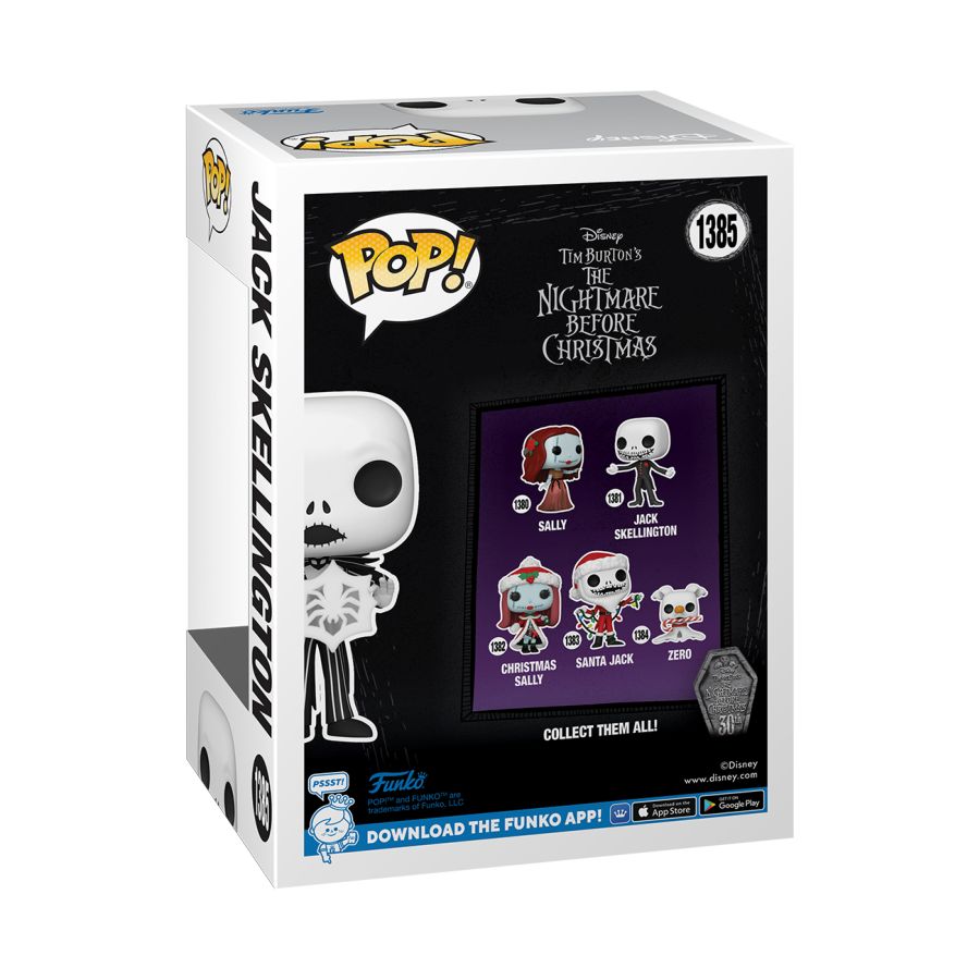 The Nightmare Before Christmas 30th Anniversary - Jack with Snowflake US Exclusive Pop! Vinyl [R