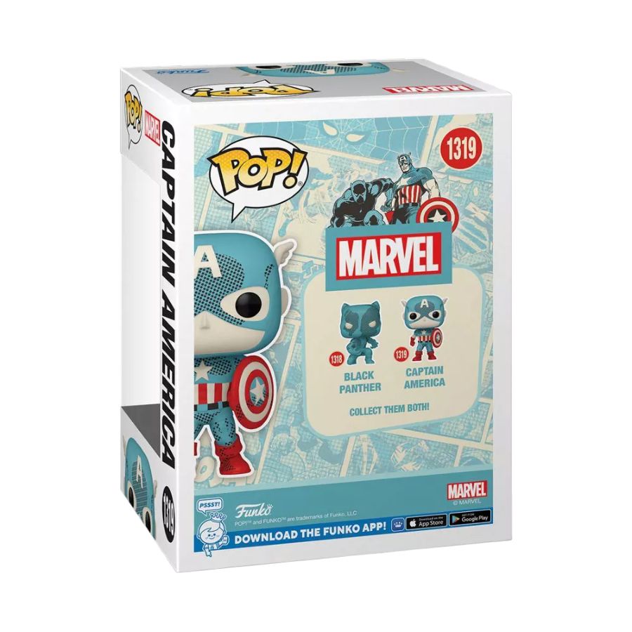 Marvel Comics: D100 - Captain America Retro Reimagined Pop! Vinyl