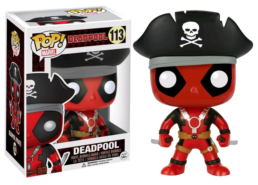 Deadpool - Pirate Deadpool US Exclusive Pop! Vinyl - Ozzie Collectables