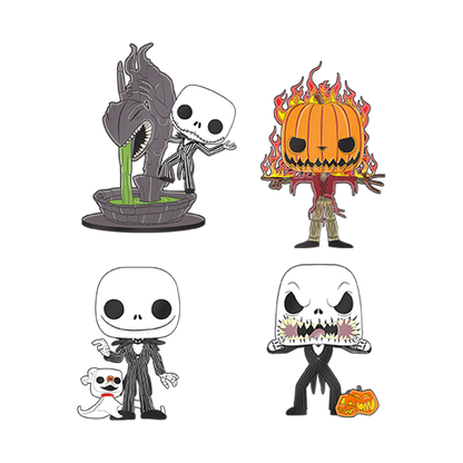 The Nightmare Before Christmas - This is Halloween Jack Enamel Pin 4-Pack