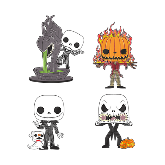 The Nightmare Before Christmas - This is Halloween Jack Enamel Pin 4-Pack
