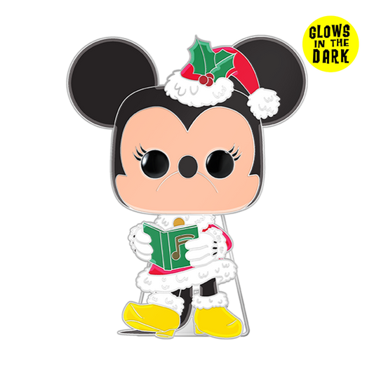 Disney - Minnie Mouse Holiday Glow Enamel Pop! Pin