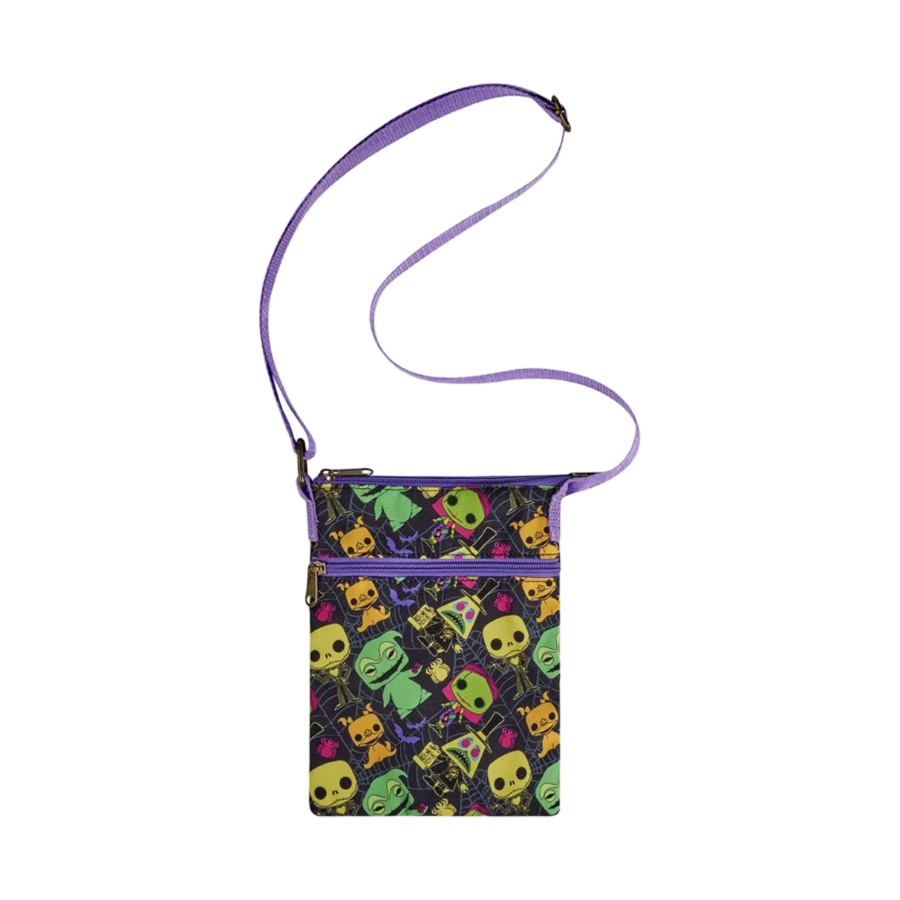 The Nightmare Before Christmas - Blacklight Passport Crossbody