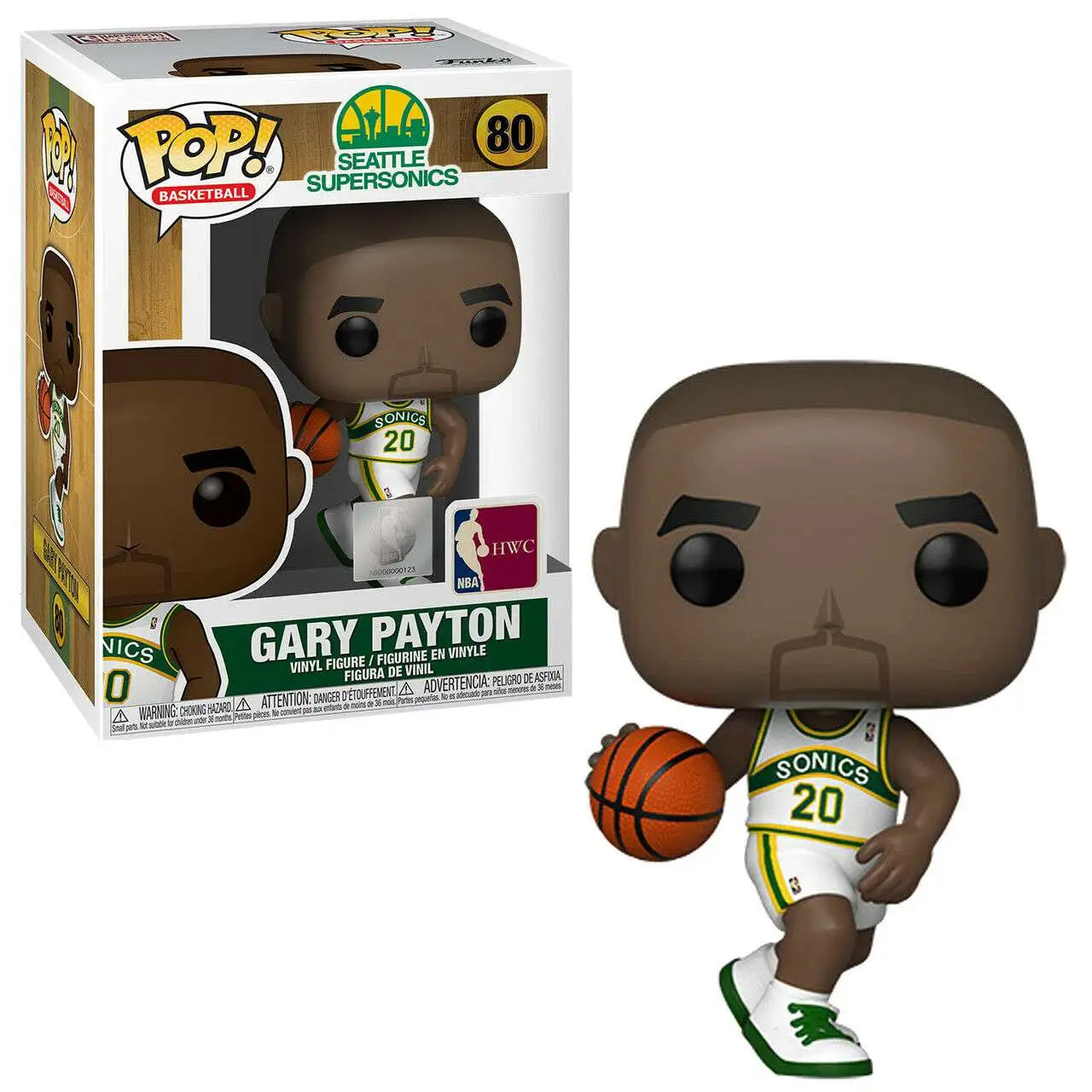 NBA Legends - Gary Payton (Sonics Home) Pop! Vinyl #60