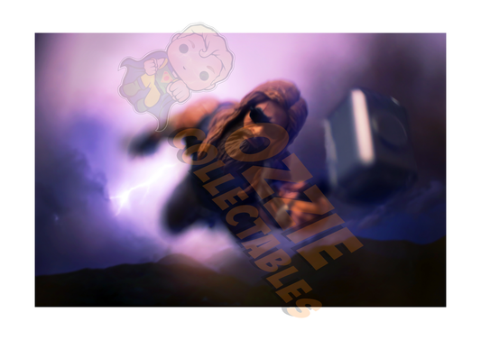 Thor - God of Thunder - Janan Lee Art Print Poster