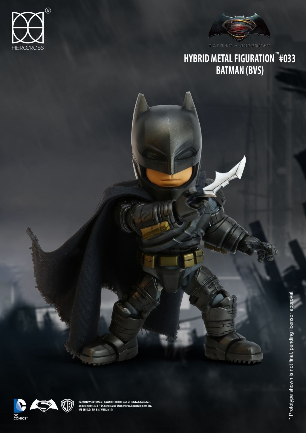 Batman v Superman: Dawn of Justice - Batman Hybrid Metal Figuration - Ozzie Collectables