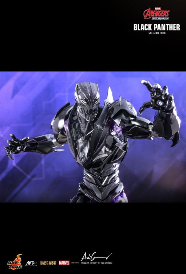 Avengers: Mech Strike - Black Panther Diecast 1:6 Scale Action Figure