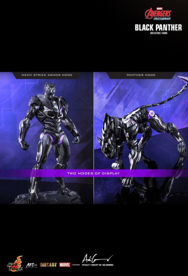 Avengers: Mech Strike - Black Panther Diecast 1:6 Scale Action Figure