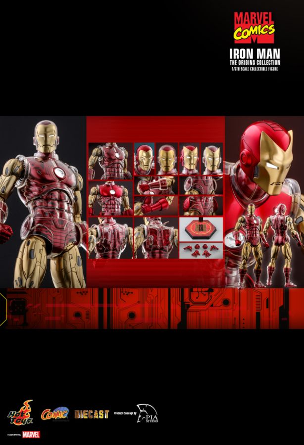 Iron Man - Iron Man Origins 1:6 Scale 12" Diecast Action Figure