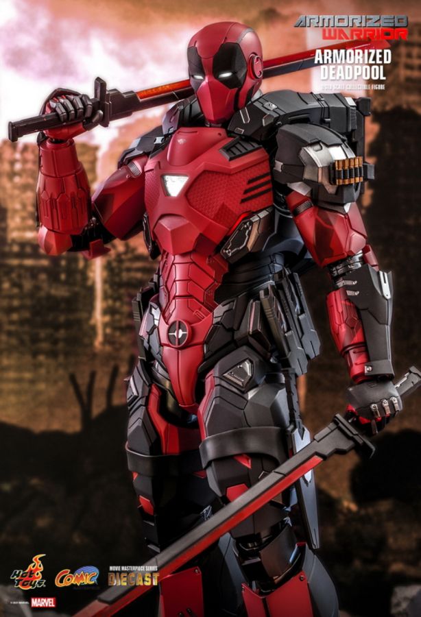 Deadpool - Armorized Deadpool Diecast 1:6 Scale 12" Action Figure