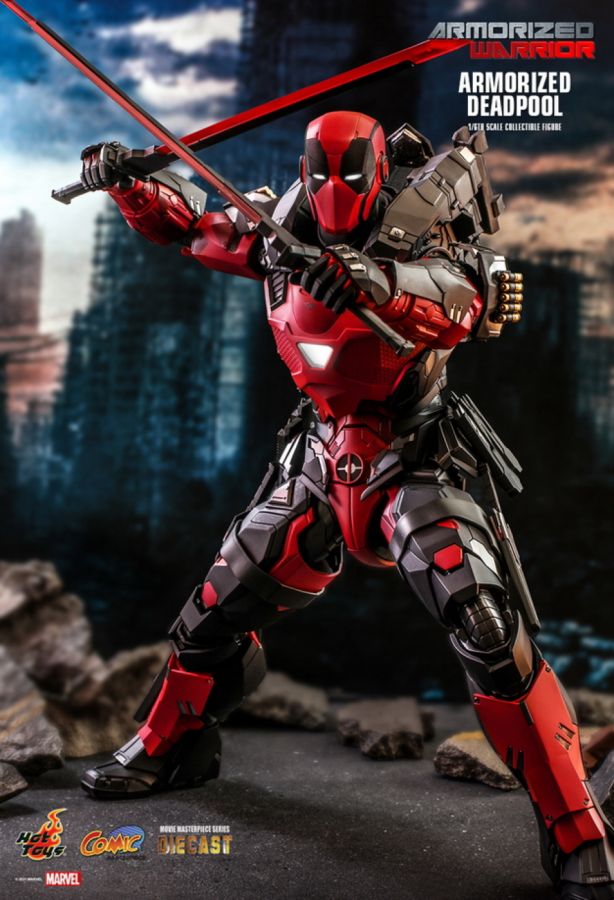Deadpool - Armorized Deadpool Diecast 1:6 Scale 12" Action Figure