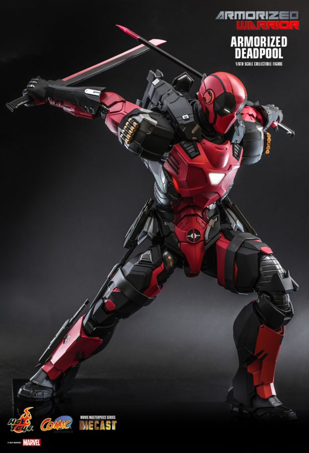Deadpool - Armorized Deadpool Diecast 1:6 Scale 12" Action Figure