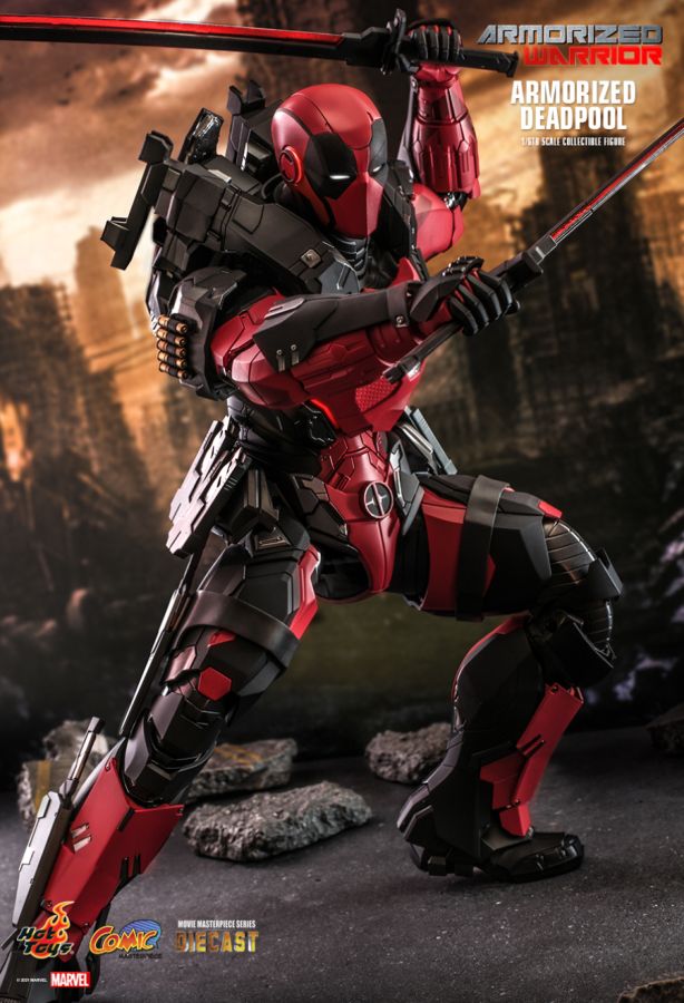 Deadpool - Armorized Deadpool Diecast 1:6 Scale 12" Action Figure