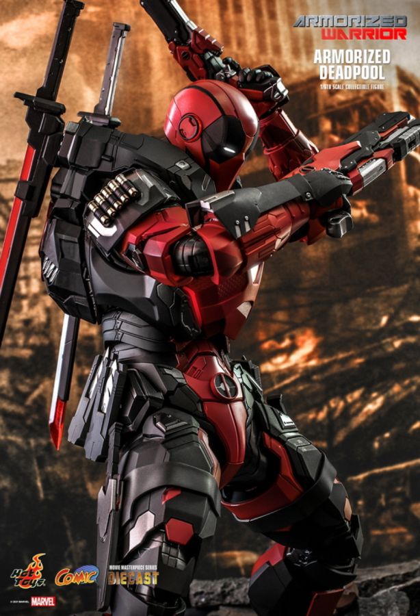 Deadpool - Armorized Deadpool Diecast 1:6 Scale 12" Action Figure