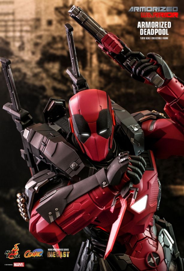Deadpool - Armorized Deadpool Diecast 1:6 Scale 12" Action Figure