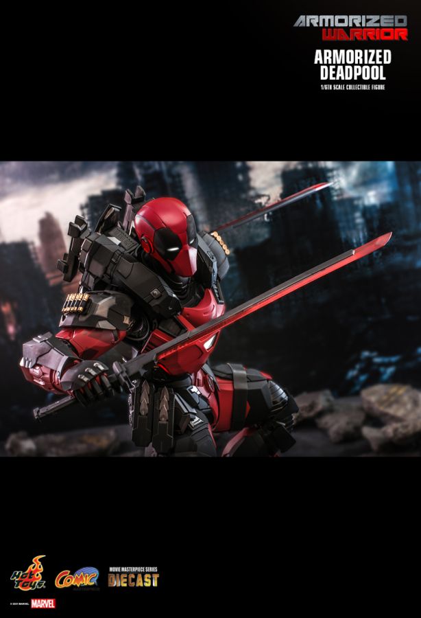 Deadpool - Armorized Deadpool Diecast 1:6 Scale 12" Action Figure
