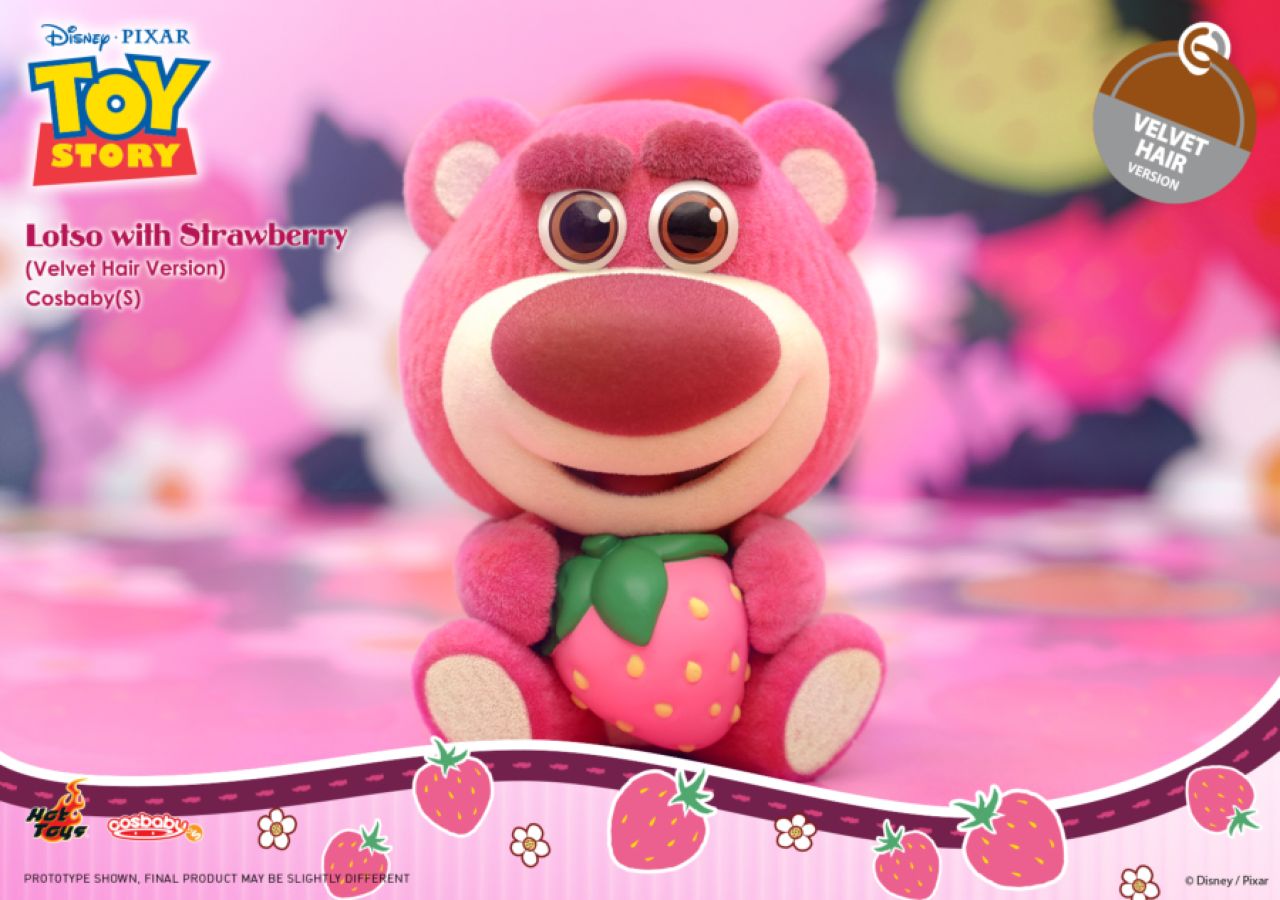 Toy Story 3 - Lotso with Strawberry (Velvet Hair) Cosbaby