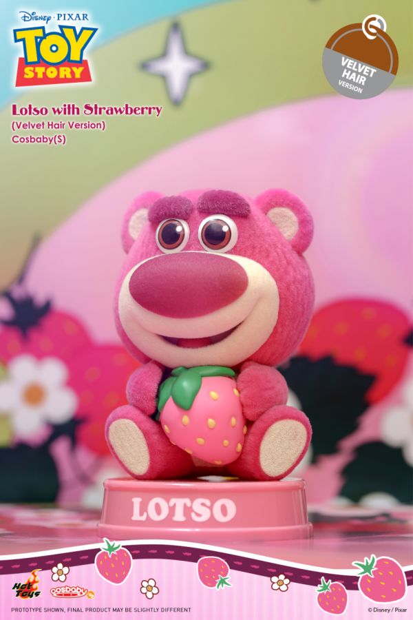 Toy Story 3 - Lotso with Strawberry (Velvet Hair) Cosbaby