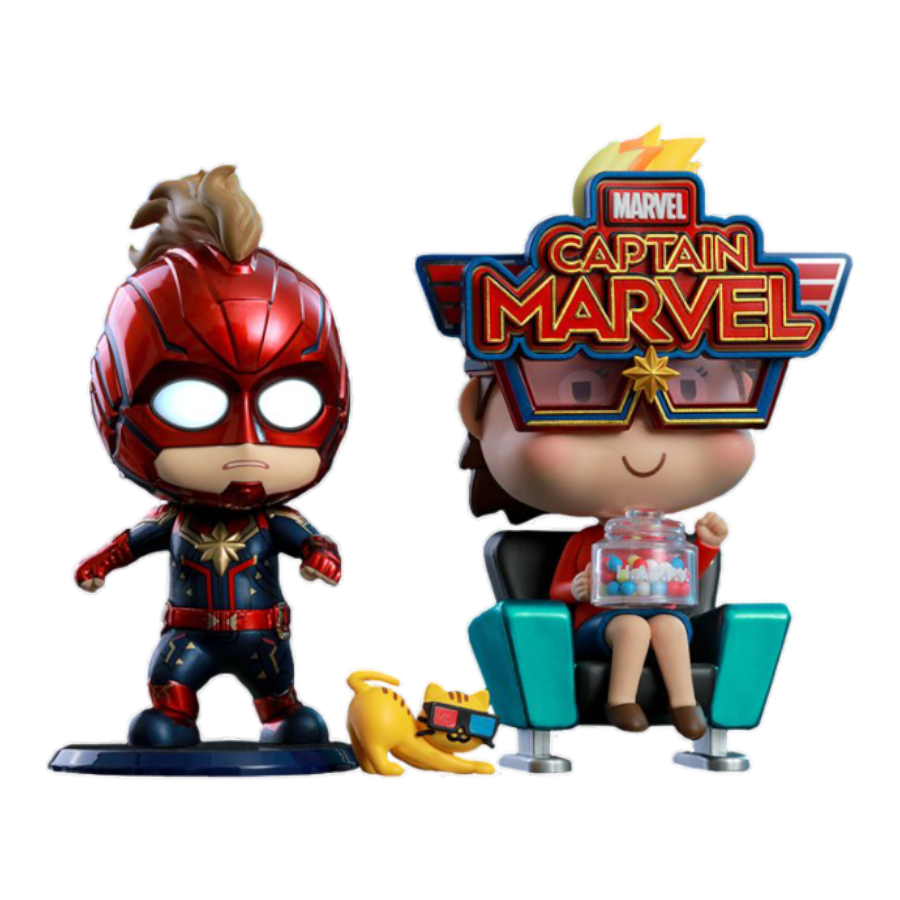 Captain Marvel (2019) - Captain Marvel &Movbi Cosbaby Set
