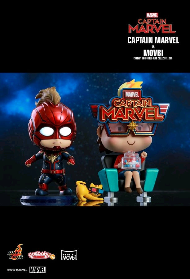 Captain Marvel - Captain Marvel &Movbi Cosbaby Set - Ozzie Collectables