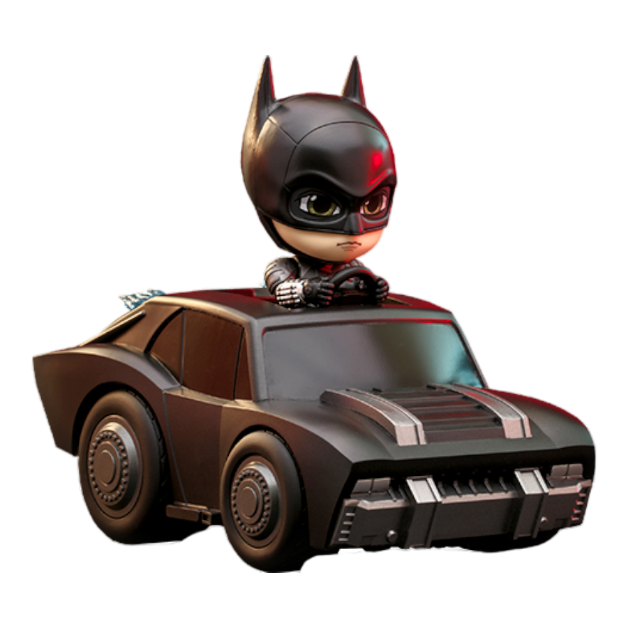The Batman - Batman and Batmobile Cosbaby Set