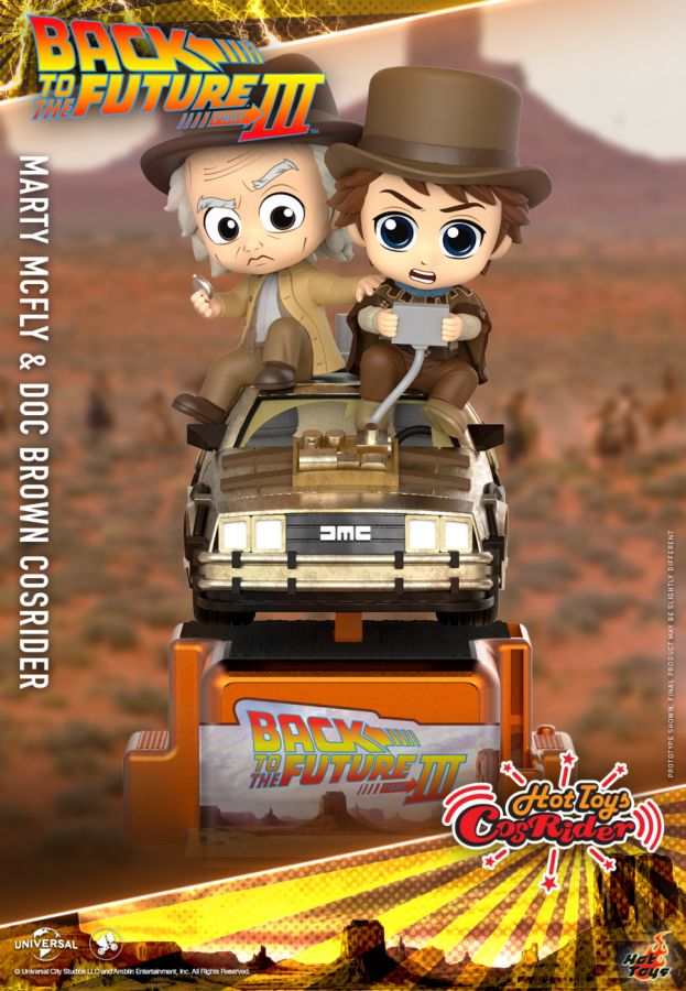 Back to the Future Part III - Marty McFly & Doc Brown Cosrider