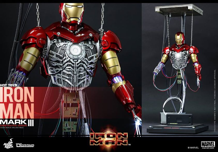 Iron Man (2008) - Mark III Construction Version 1:6 Scale
