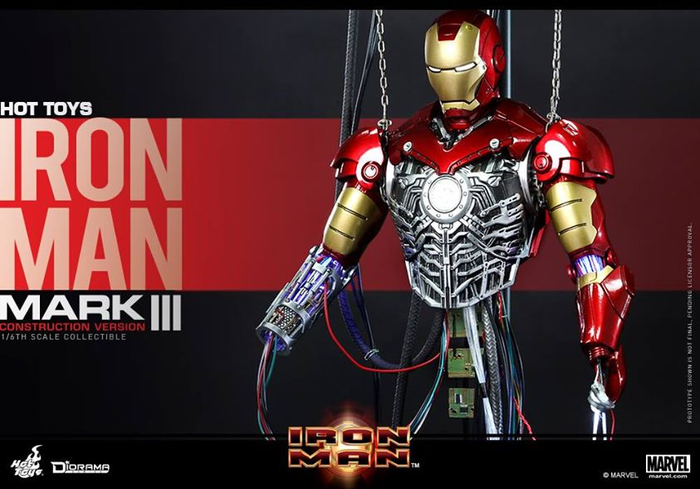 Iron Man (2008) - Mark III Construction Version 1:6 Scale