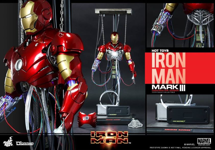 Iron Man (2008) - Mark III Construction Version 1:6 Scale