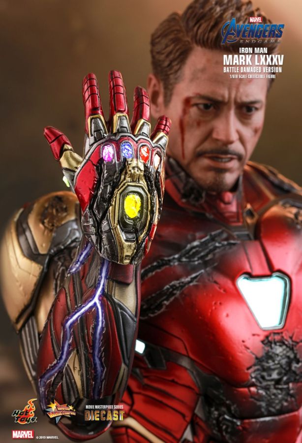Avengers 4: Endgame - Iron Man Mark LXXXV Diecast 1:6 Scale 12" Action Figure - Ozzie Collectables