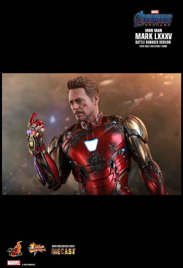 Avengers 4: Endgame - Iron Man Mark LXXXV Diecast 1:6 Scale 12" Action Figure - Ozzie Collectables